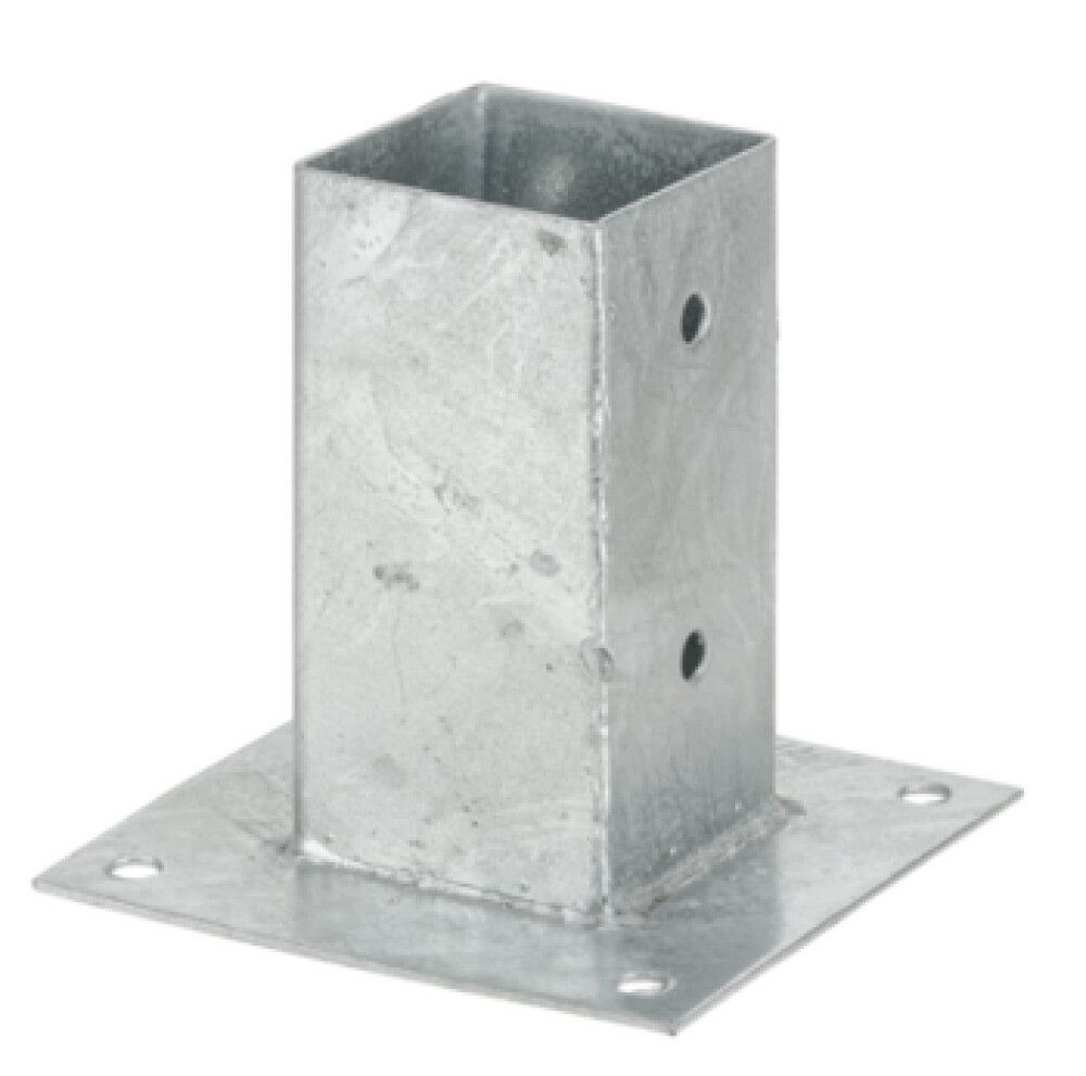 Staurafesting með platta 91x150x150mm Vormann galv.