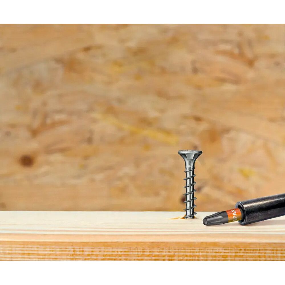 Tréskrúfur TX10 Ø3x20 mm 25 stk Spax A2