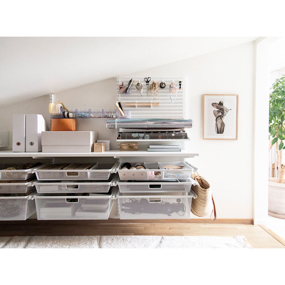 Karfa Elfa 60x40x8cm hvít