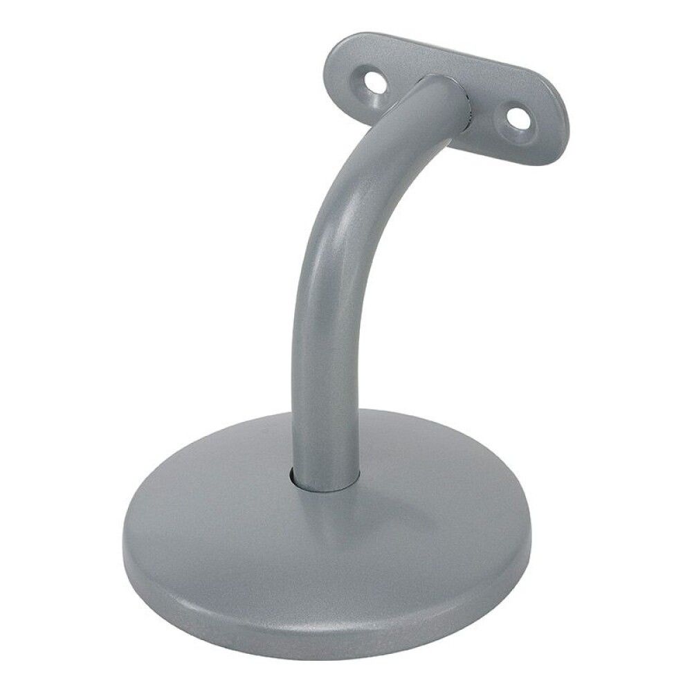 Veggfesting fyrir handrið með rósettu 90° Ø75mm Vormann grá