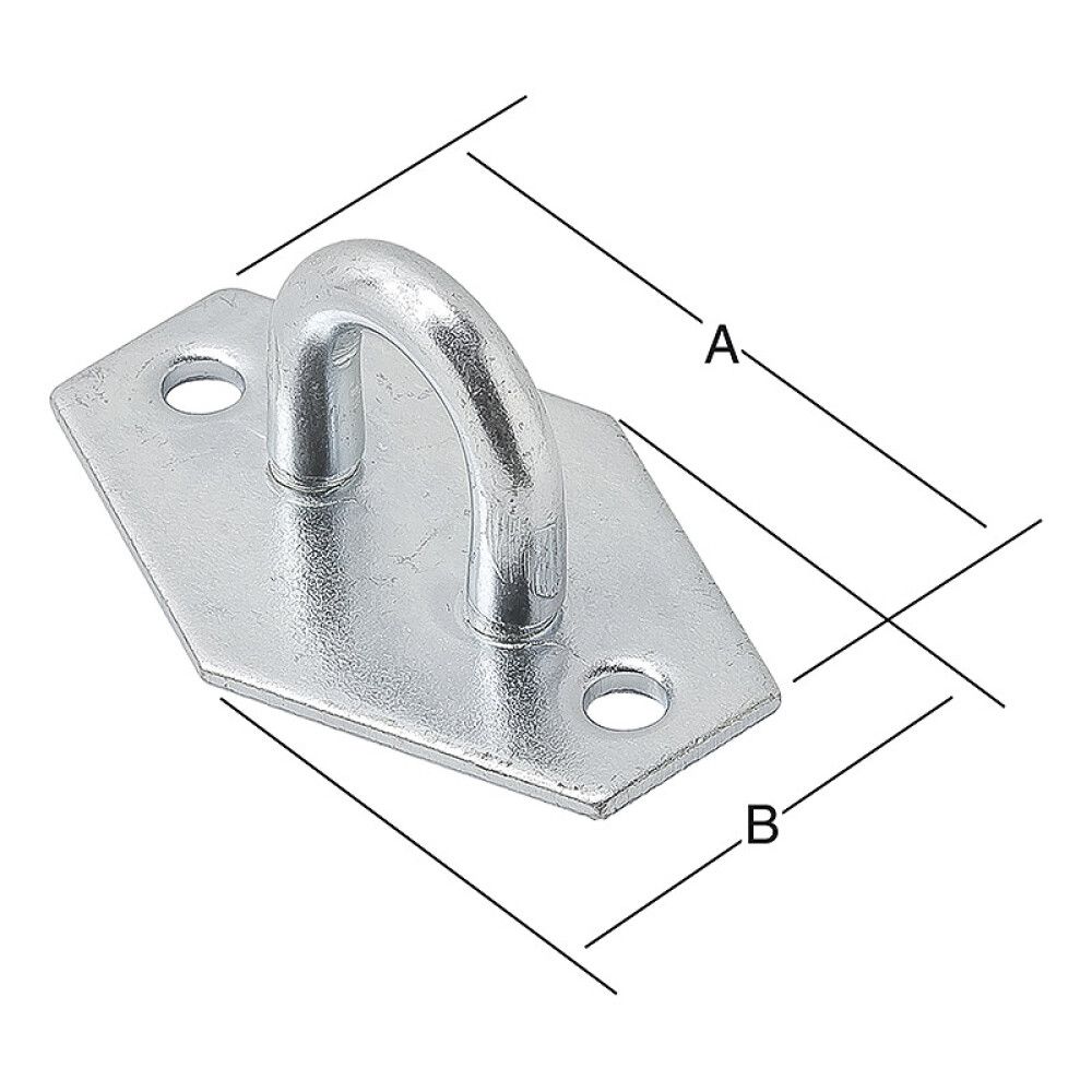 Hespu blik 28x40mm Vormann galv.
