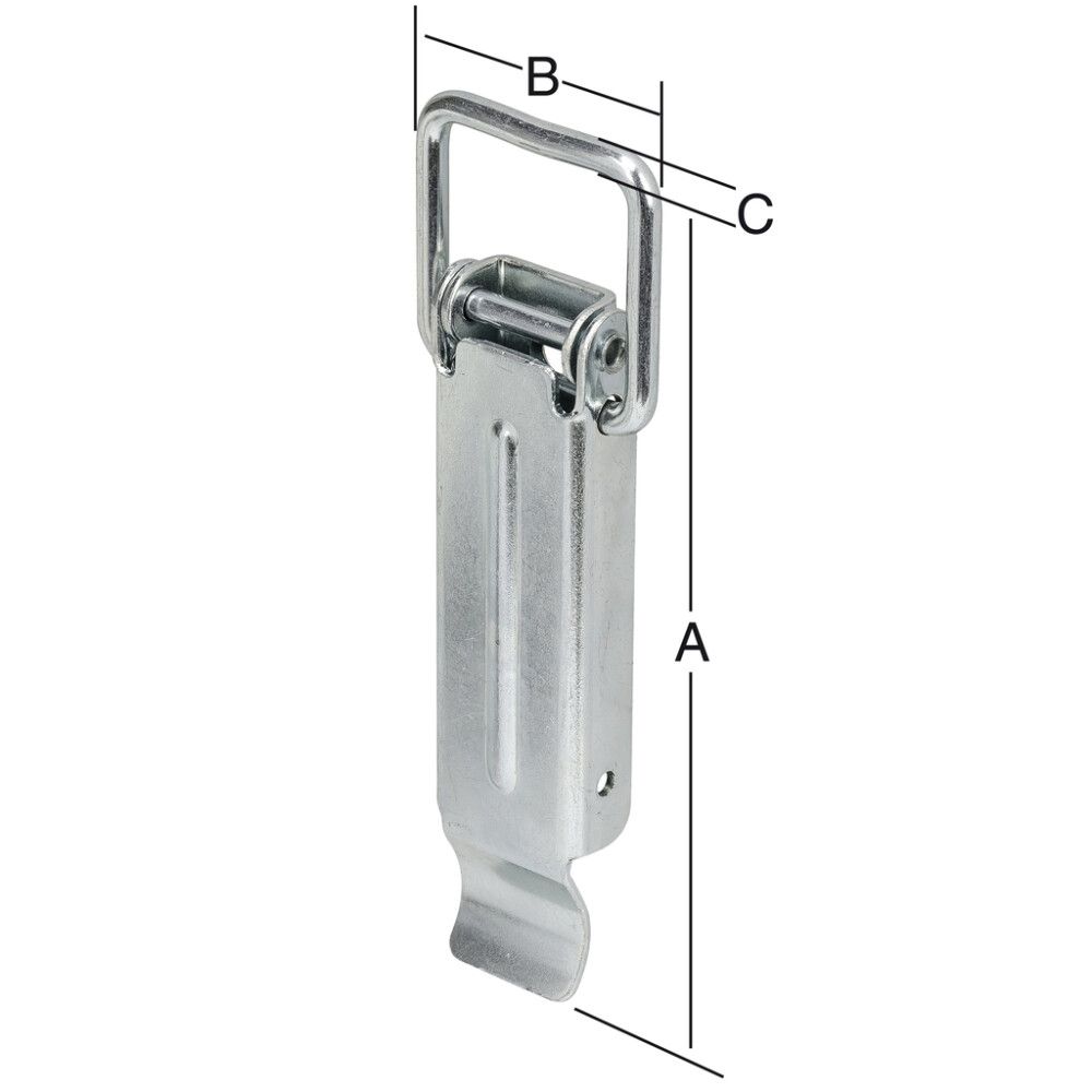 Kassaloka 110x37mm Vormann galv.