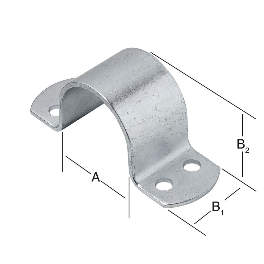 Blik fyrir dragloku 1 3/4" 40x40mm Vormann galv.