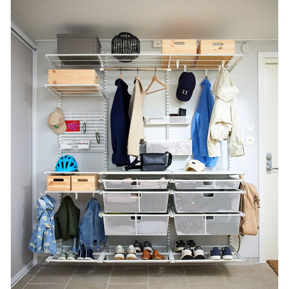 Karfa Elfa 60x40x18cm hvít