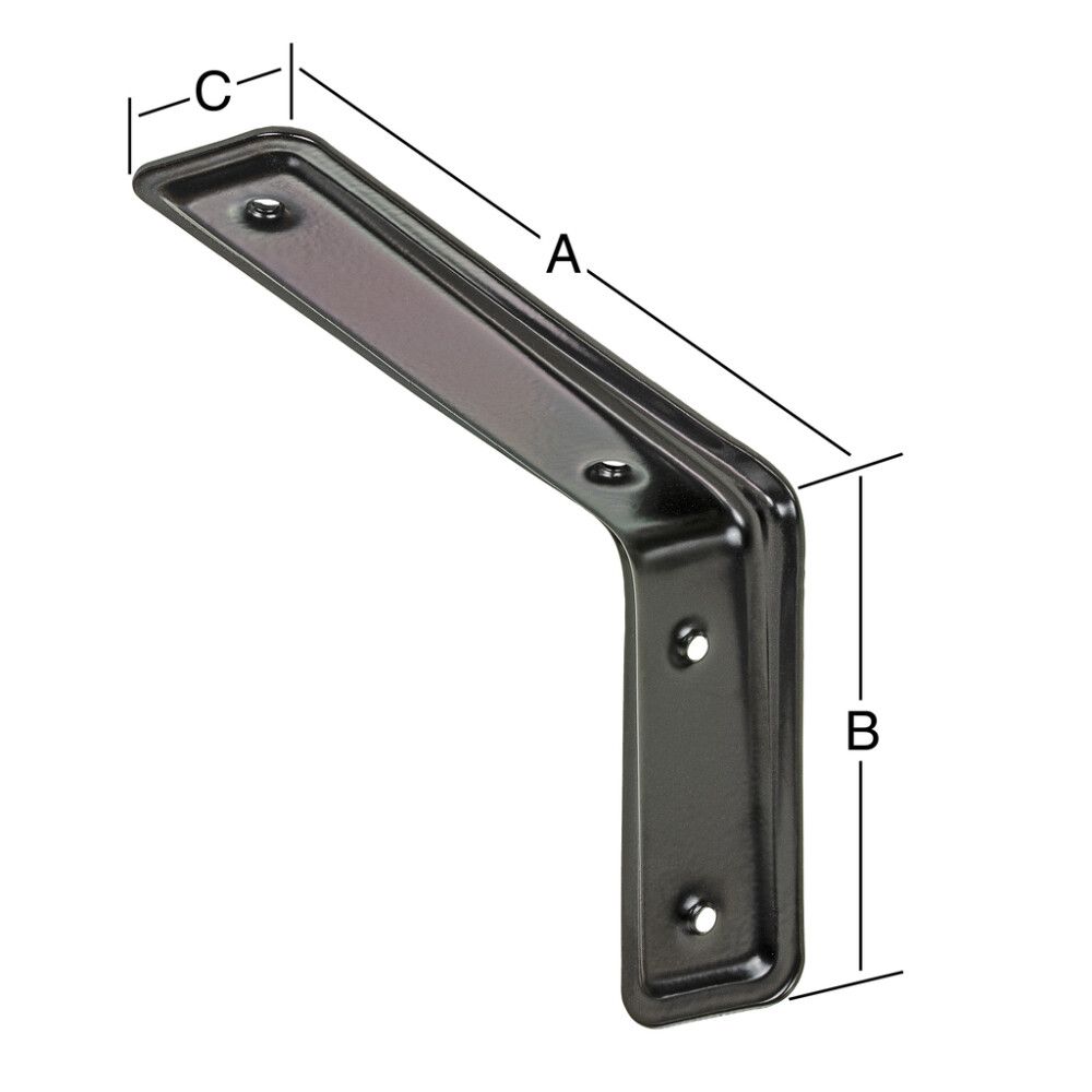 Hilluberi 115x40mm Vormann 3F svartur                           