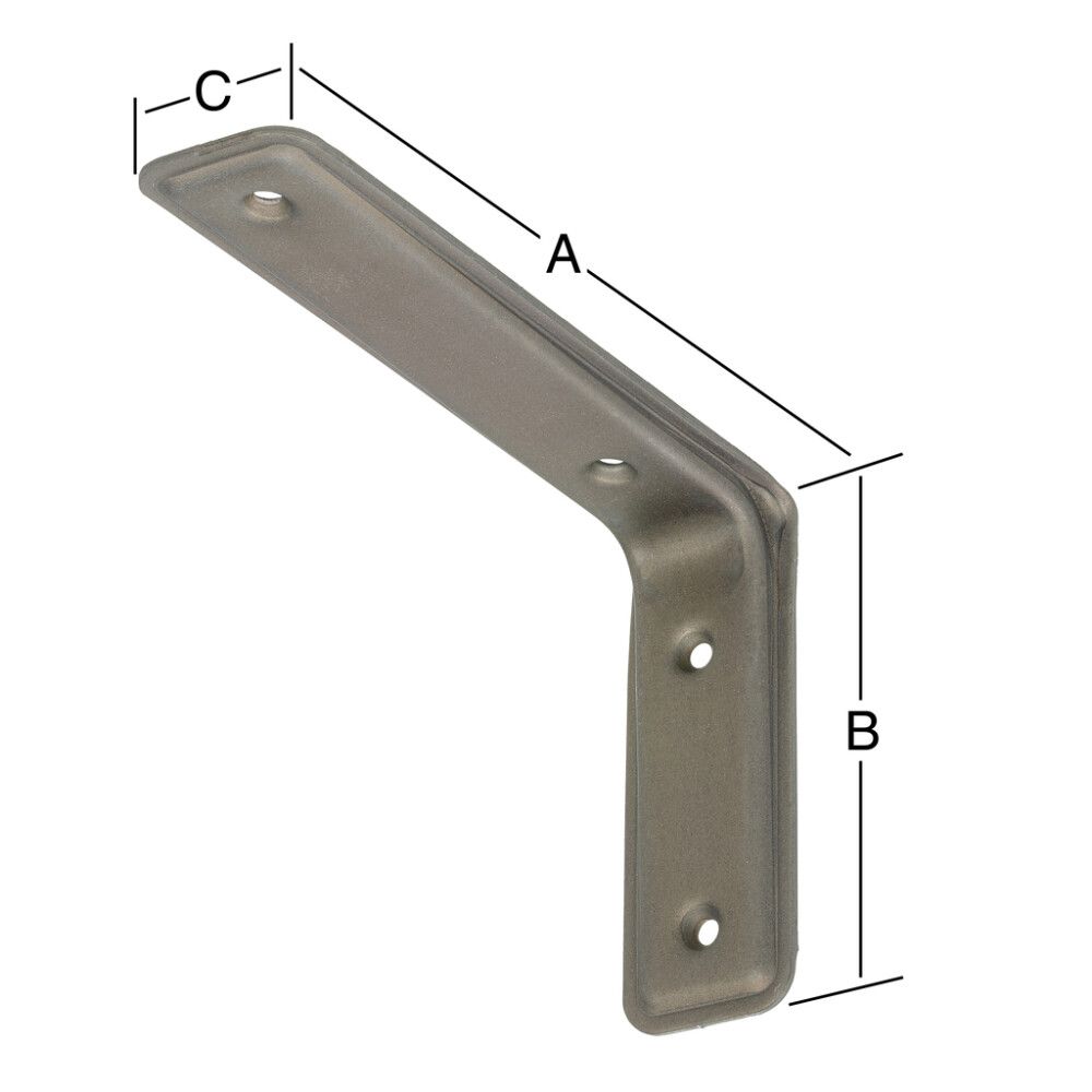 Hilluberi 160x105mm Vormann 3F stál grár