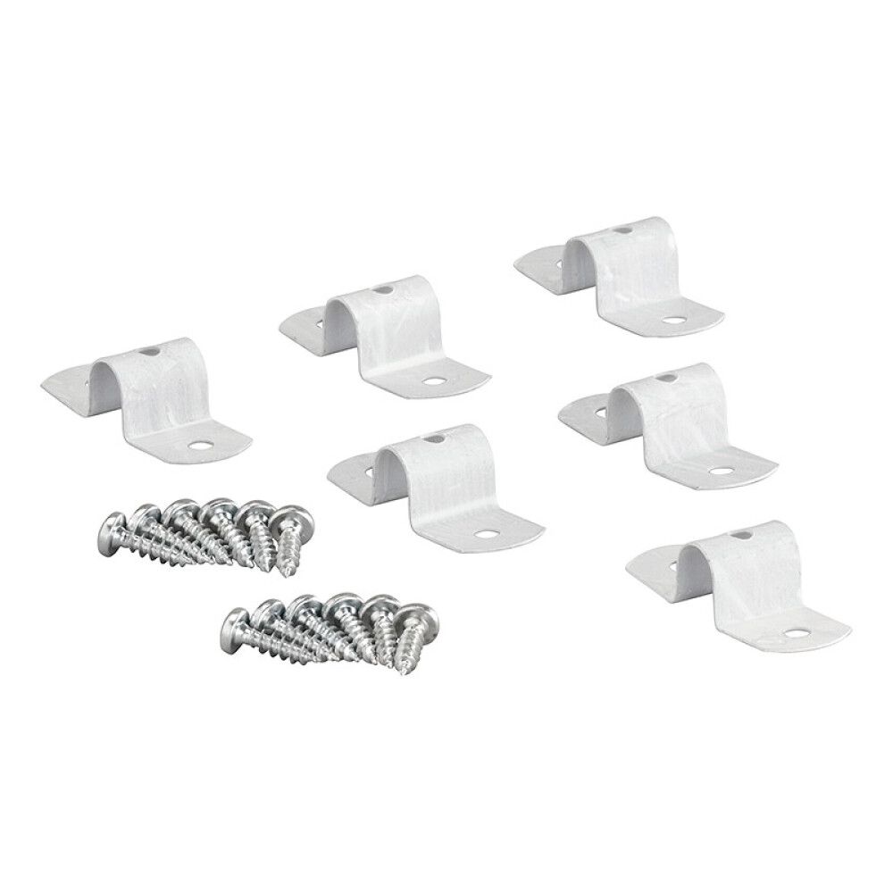 Hillu samtenging Elfa 6stk hvít