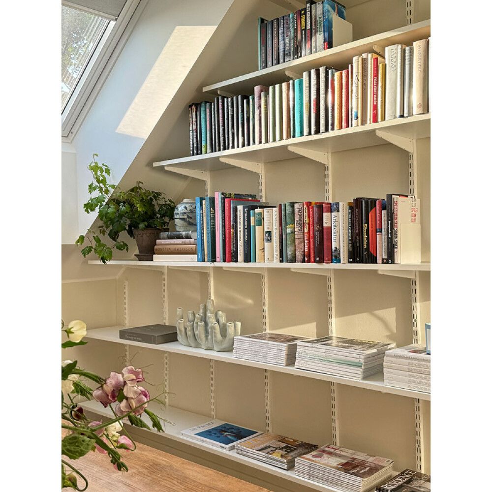 Hilluvinkill tvöfaldur Elfa 22cm hvítur