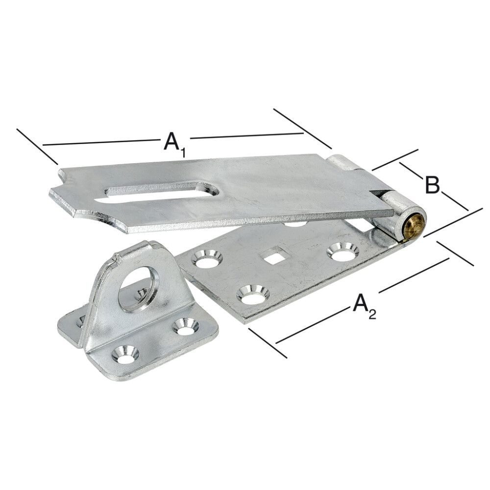 Hespa 85x35mm Vormann galv.