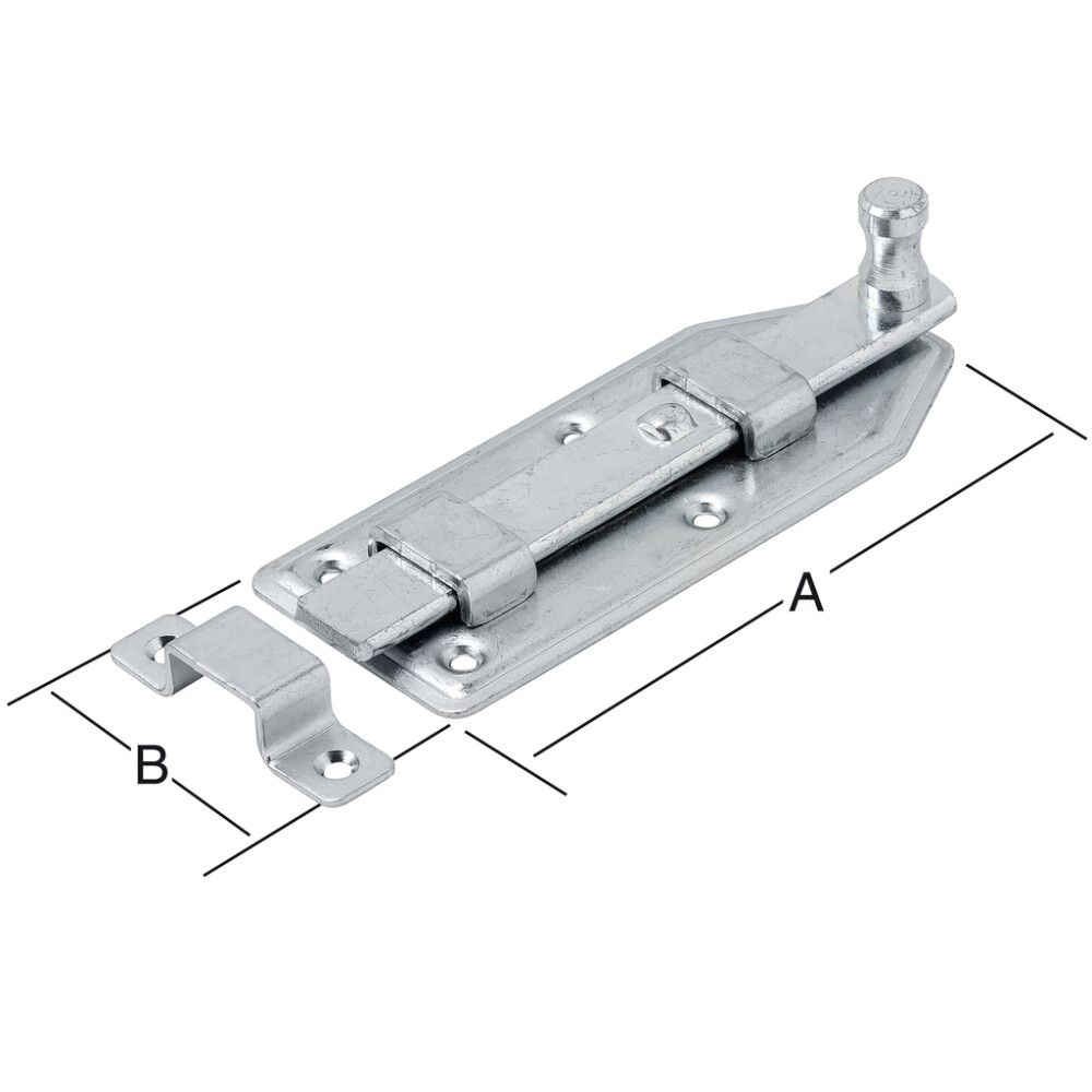 Renniloka 100x50mm Vormann galv.