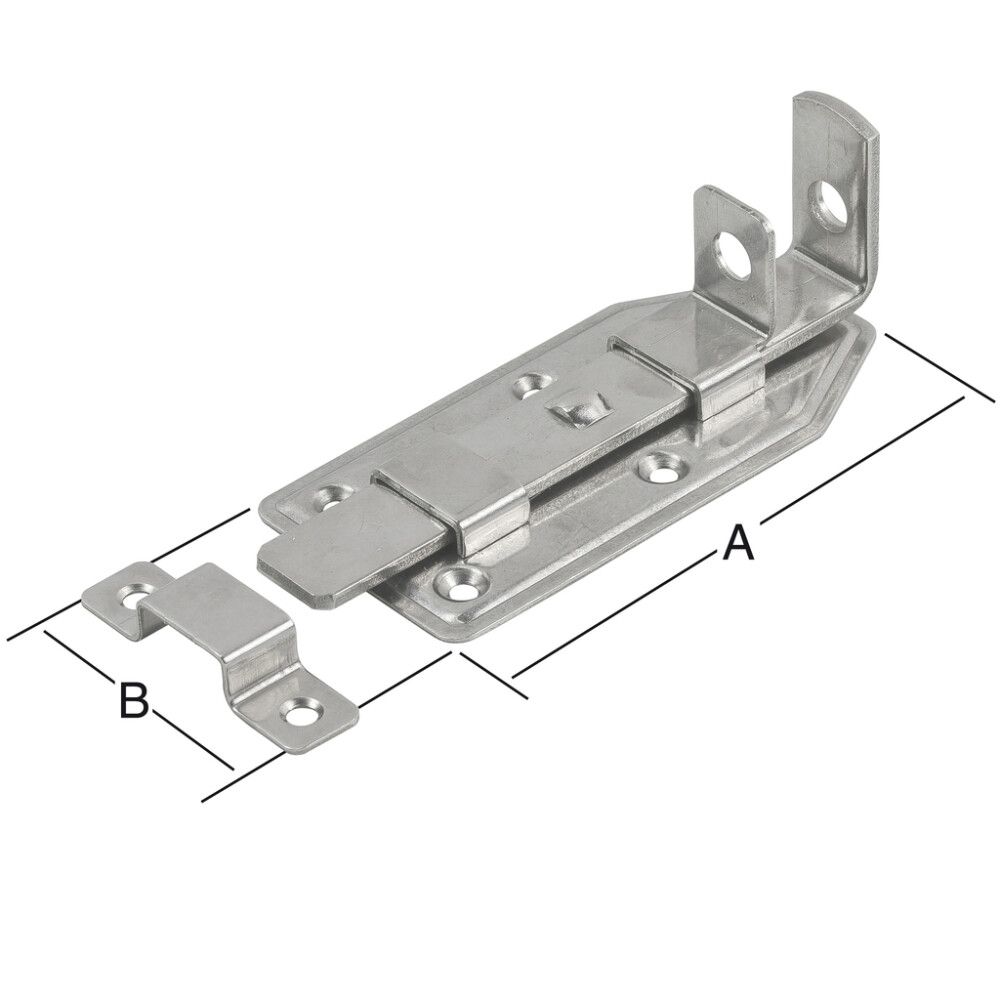 Renniloka læsanleg 120mm Vormann ryðfrí