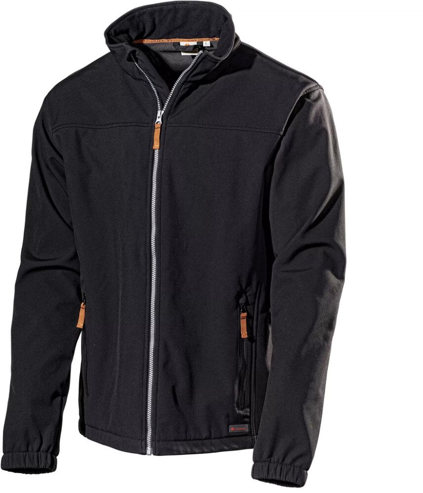 Jakki Softshell str. XL svartur 554P