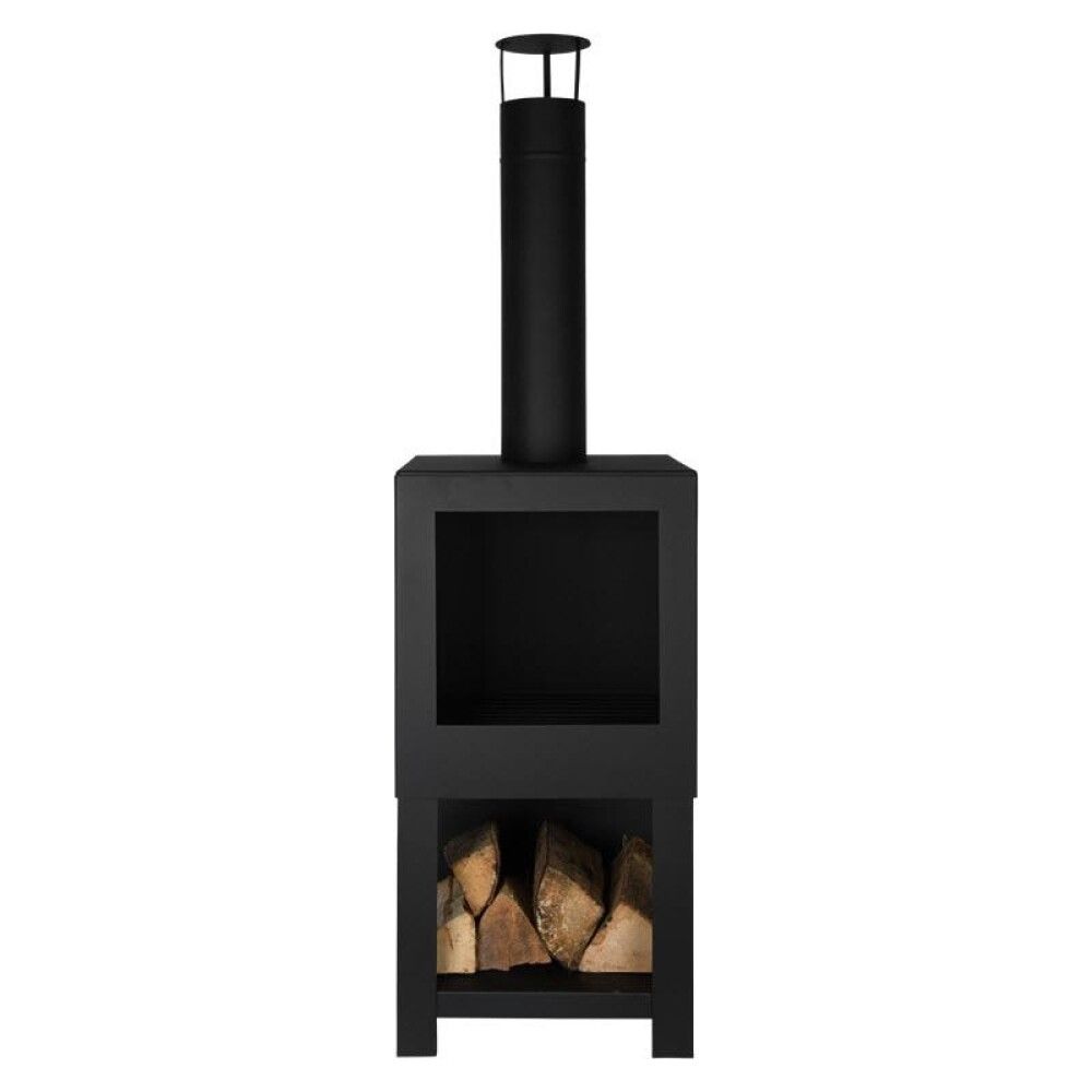 Útikamína 136cm Esschert svört