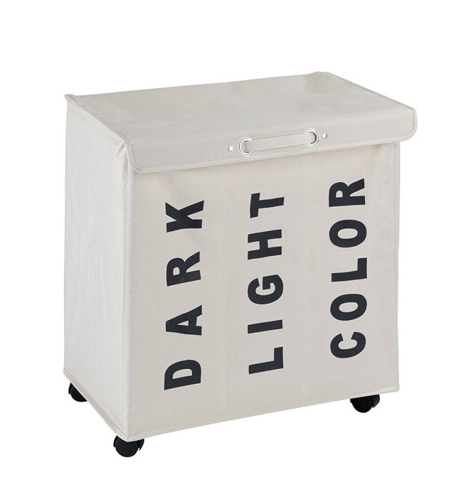 Þvottakarfa á hjólum 116L Wenko Trivo