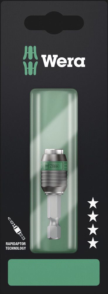 Bitahaldari 1/4" 50 mm með kúplingu Wera Rapidaptor 899/4/1