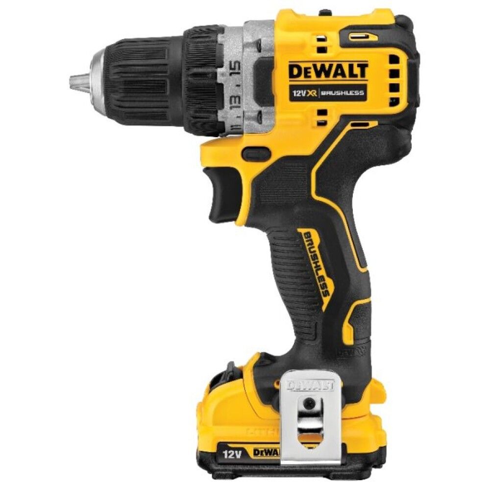 Borvél 12V XR m/2x2,0Ah rafhlöðum og hleðslutæki DeWALT