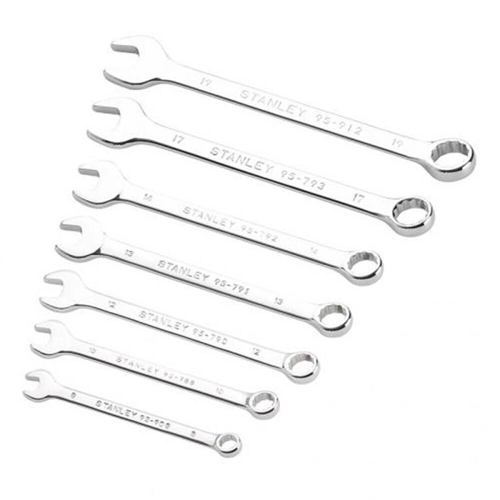 Lyklasett (8,10,12,13,14,17,19mm) Stanley