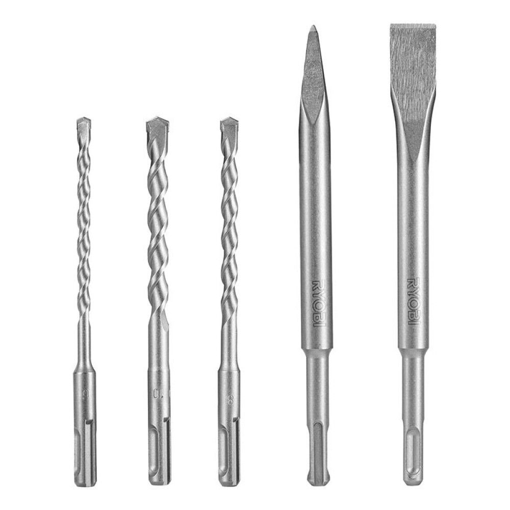 Meitla og Borasett SDS+ Ryobi RAKSP05