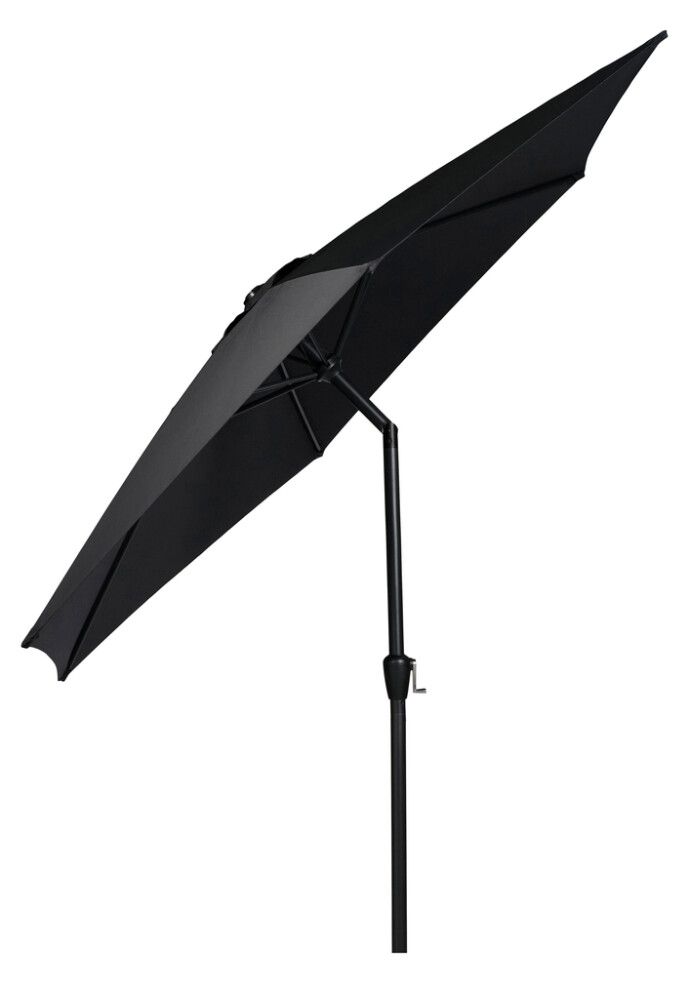 Sólhlíf Eva með sveif og halla Ø300cm Sunfun svört