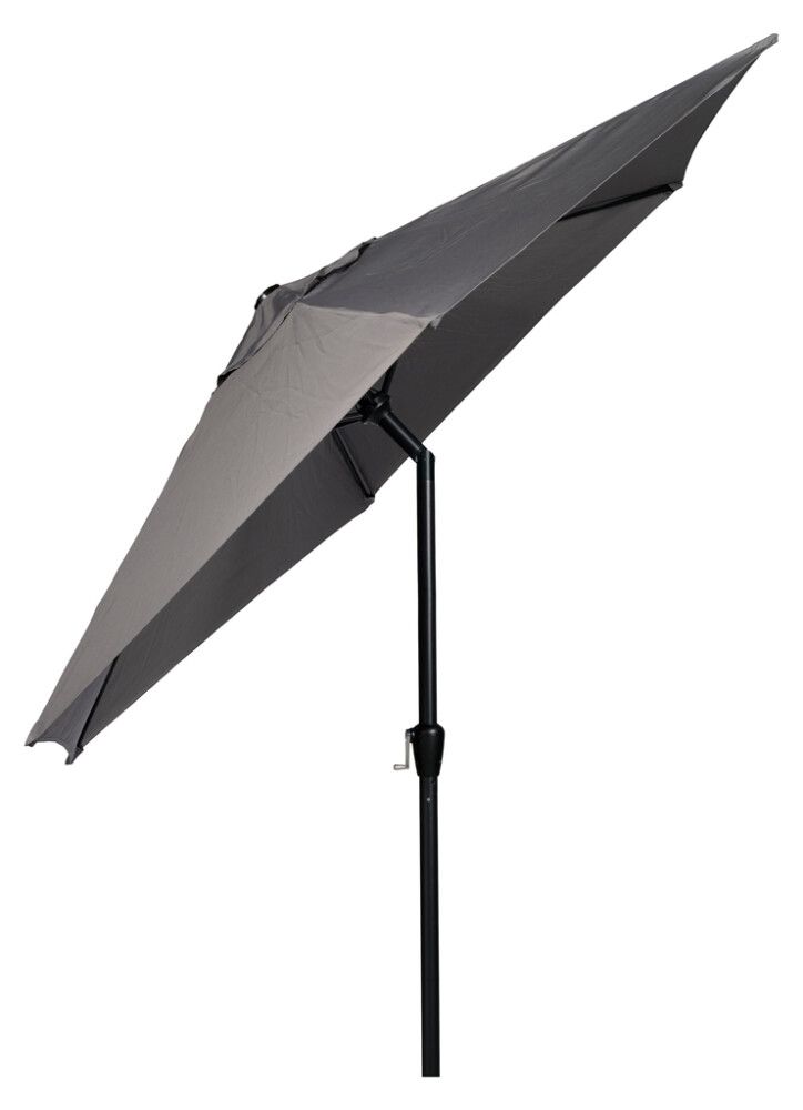 Sólhlíf Eva með sveif og halla Ø300cm Sunfun svört/grá