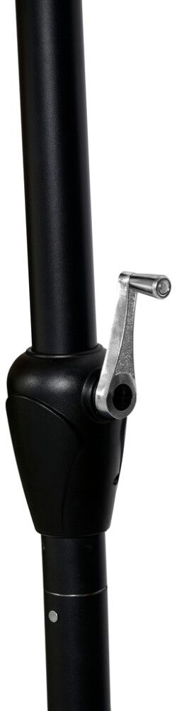 Sólhlíf Eva með sveif og halla Ø300cm Sunfun svört/taupe