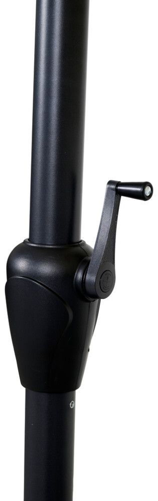 Sólhlíf Eva með sveif og halla Ø300cm Sunfun svört/ljósgrá