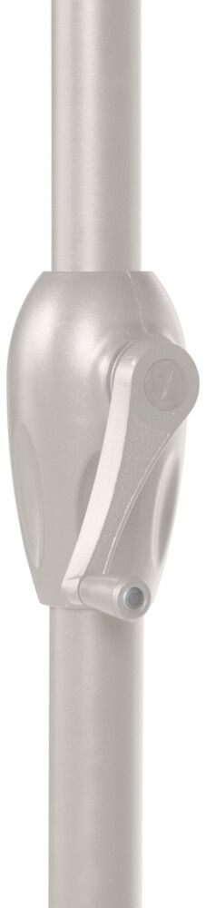 Sólhlíf Eva með sveif og halla Ø270cm Sunfun hvít/grá