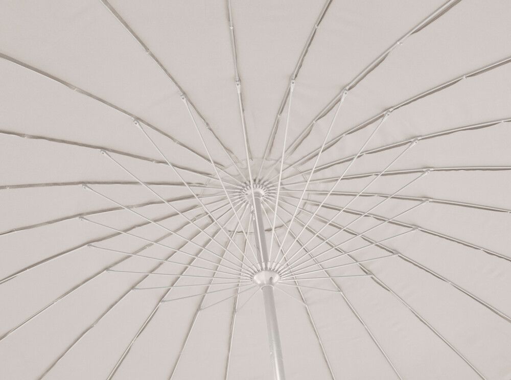 Sólhlíf Eva með sveif og halla Ø270cm Sunfun hvít/grá