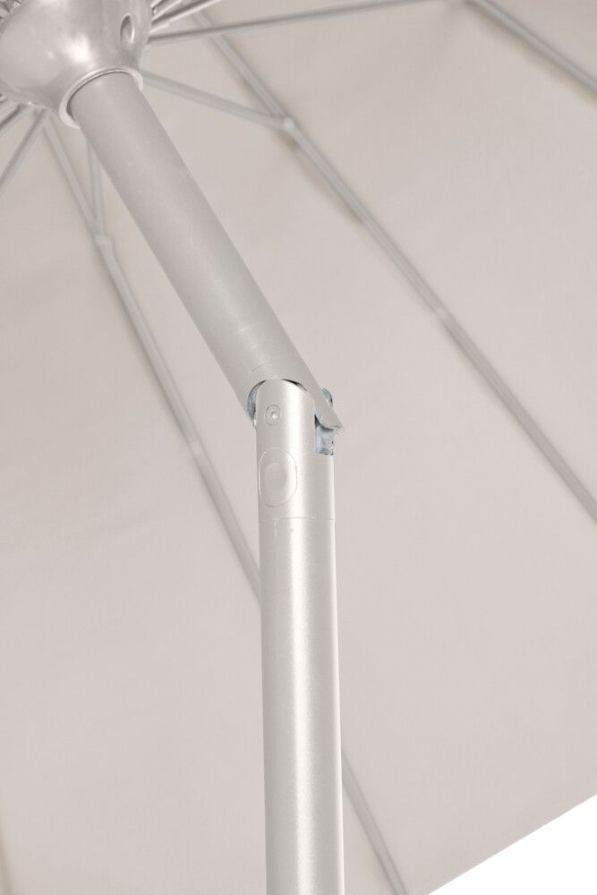 Sólhlíf Eva með sveif og halla Ø270cm Sunfun hvít/grá