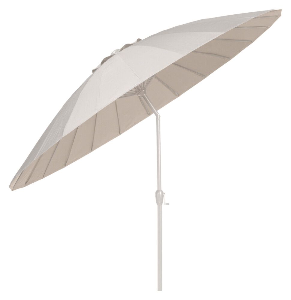 Sólhlíf Eva með sveif og halla Ø270cm Sunfun hvít/grá