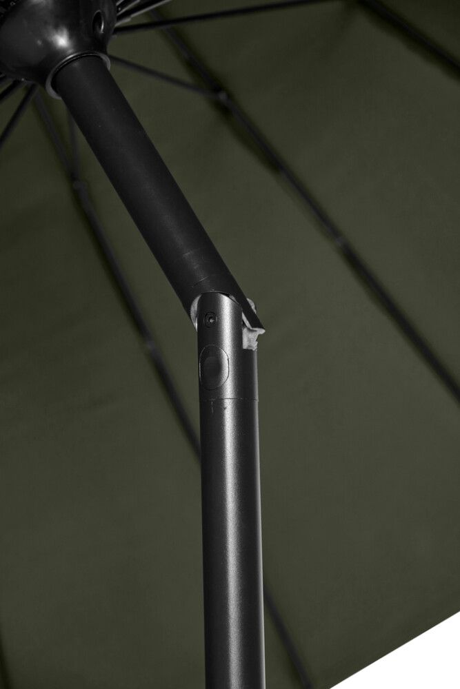 Sólhlíf Eva með sveif og halla Ø270cm Sunfun svört/græn