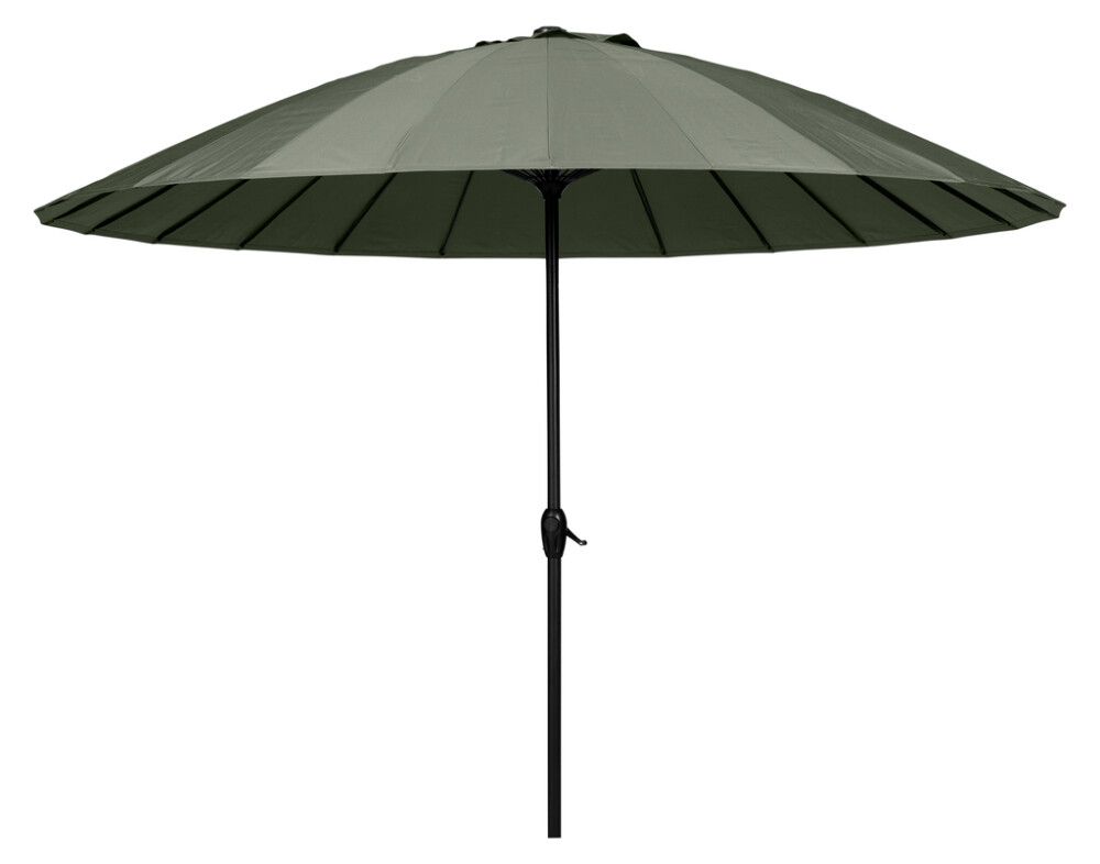 Sólhlíf Eva með sveif og halla Ø270cm Sunfun svört/græn