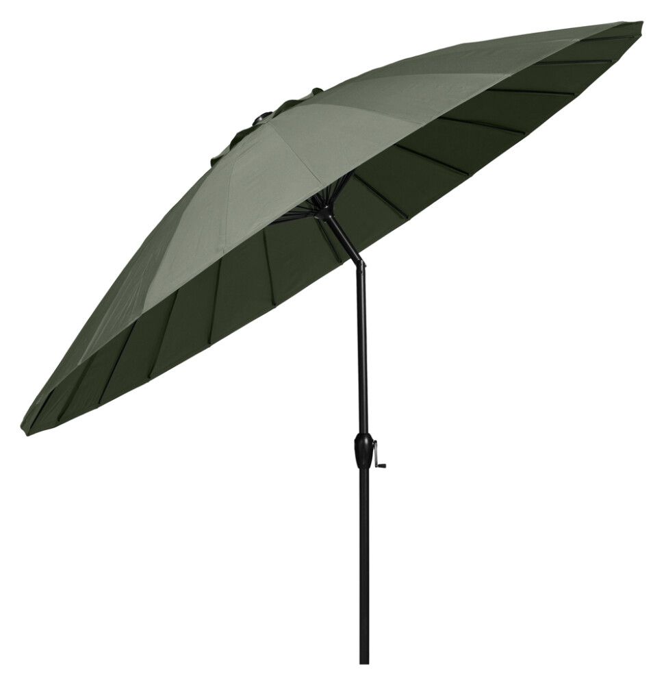 Sólhlíf Eva með sveif og halla Ø270cm Sunfun svört/græn