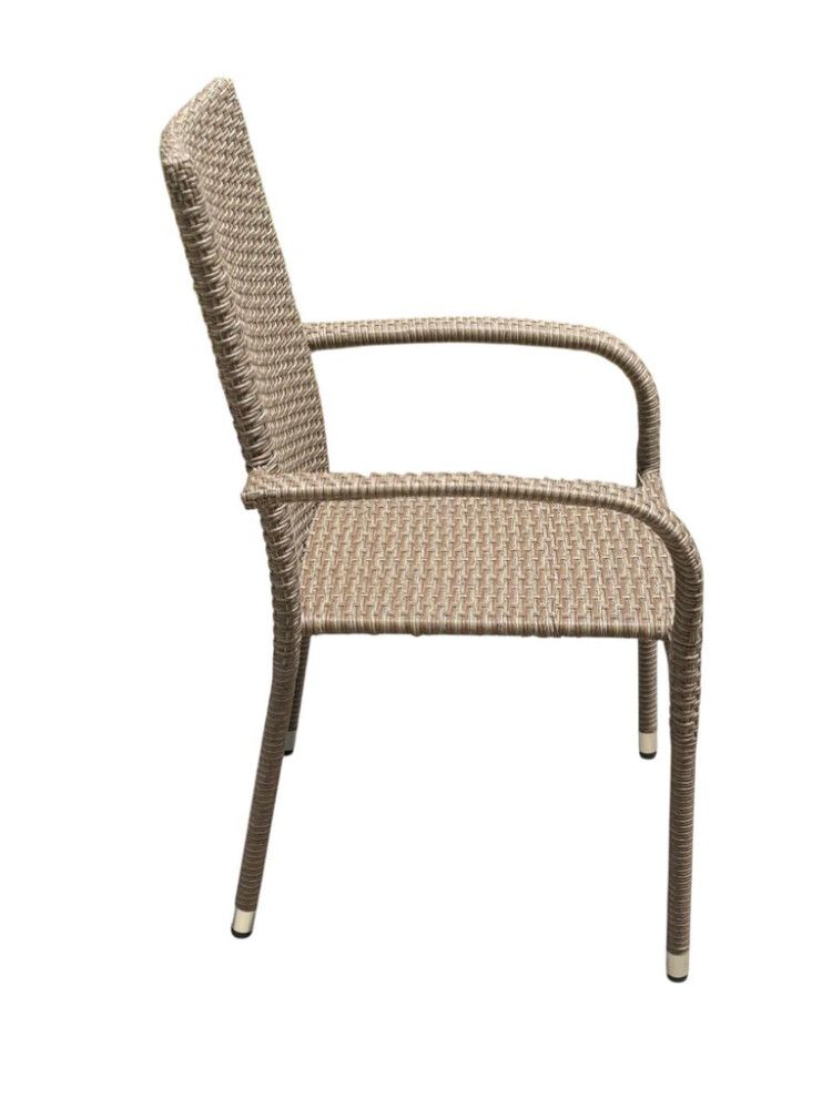 Garðstóll Sunfun Anna polyrattan tekk