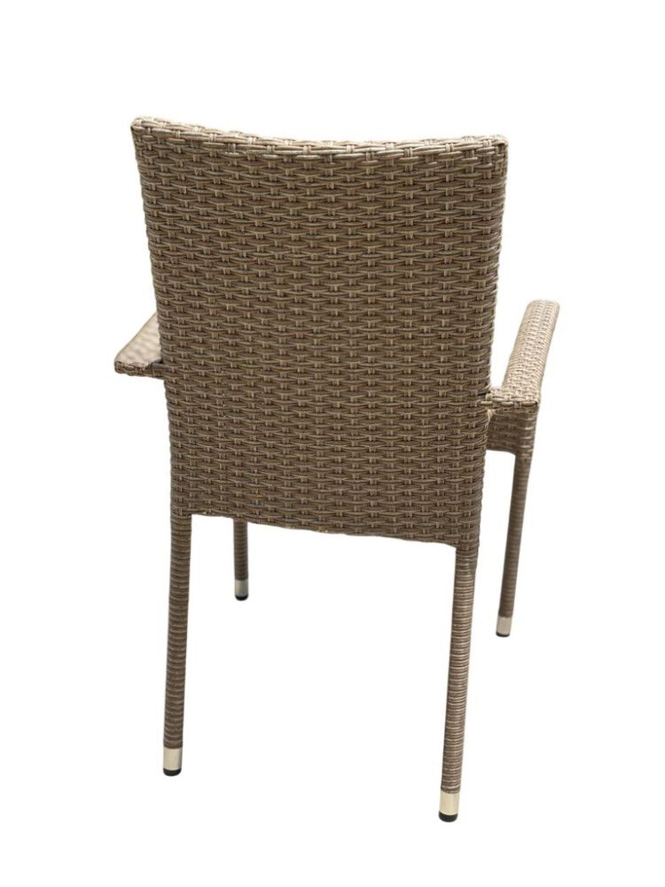 Garðstóll Sunfun Anna polyrattan tekk