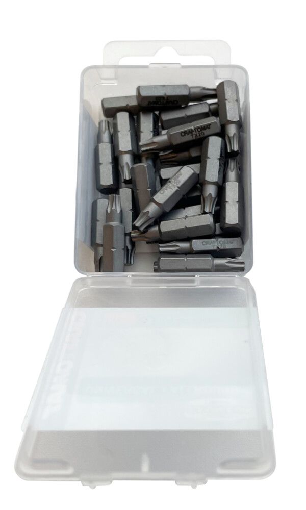 Skrúfbitar TX20 25 stk Craftomat