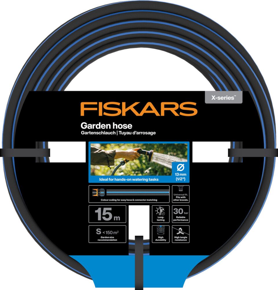 Garðslanga Fiskars X 13mm 1/2" 15m