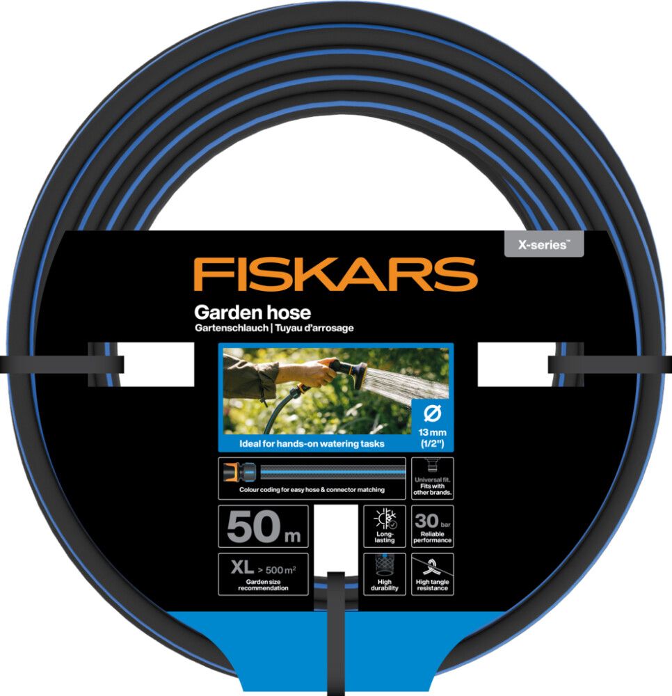 Garðslanga Fiskars X 13mm 1/2" 50m