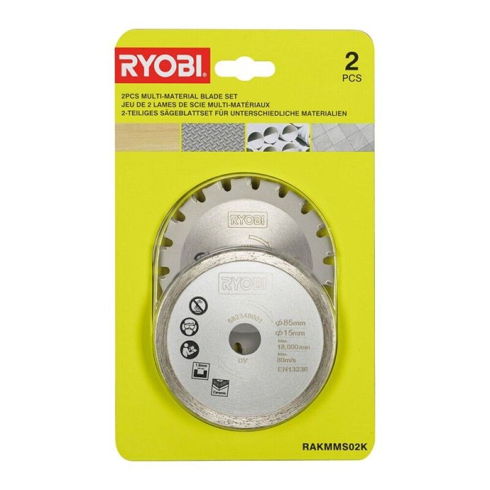Hjólsagarblöð 85x15mm Ryobi RAKMM202K
