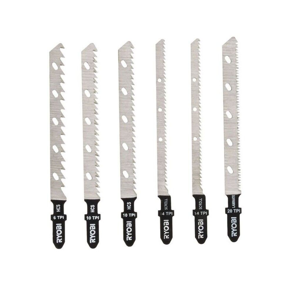 Stingsagarblöð sett Ryobi RAK6JSBW