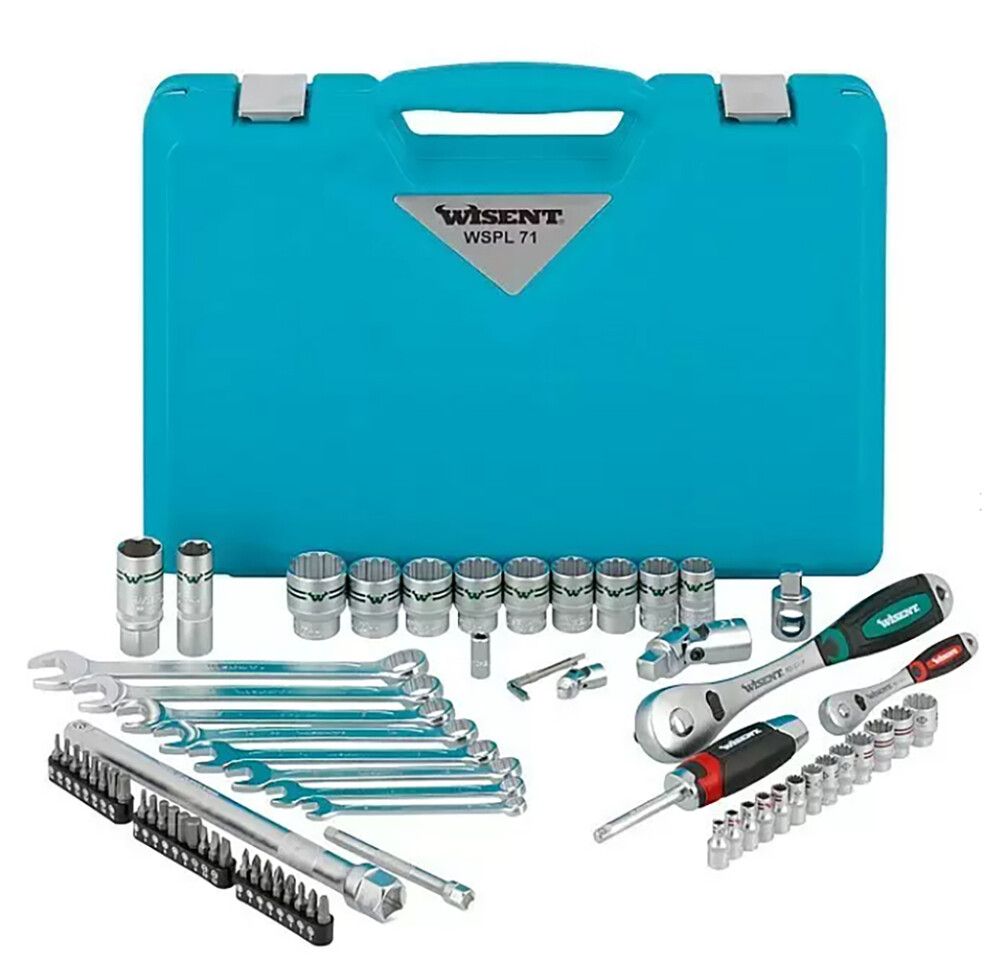 Topplykklasett 1/2" 71 hlutir Wisent WSPL