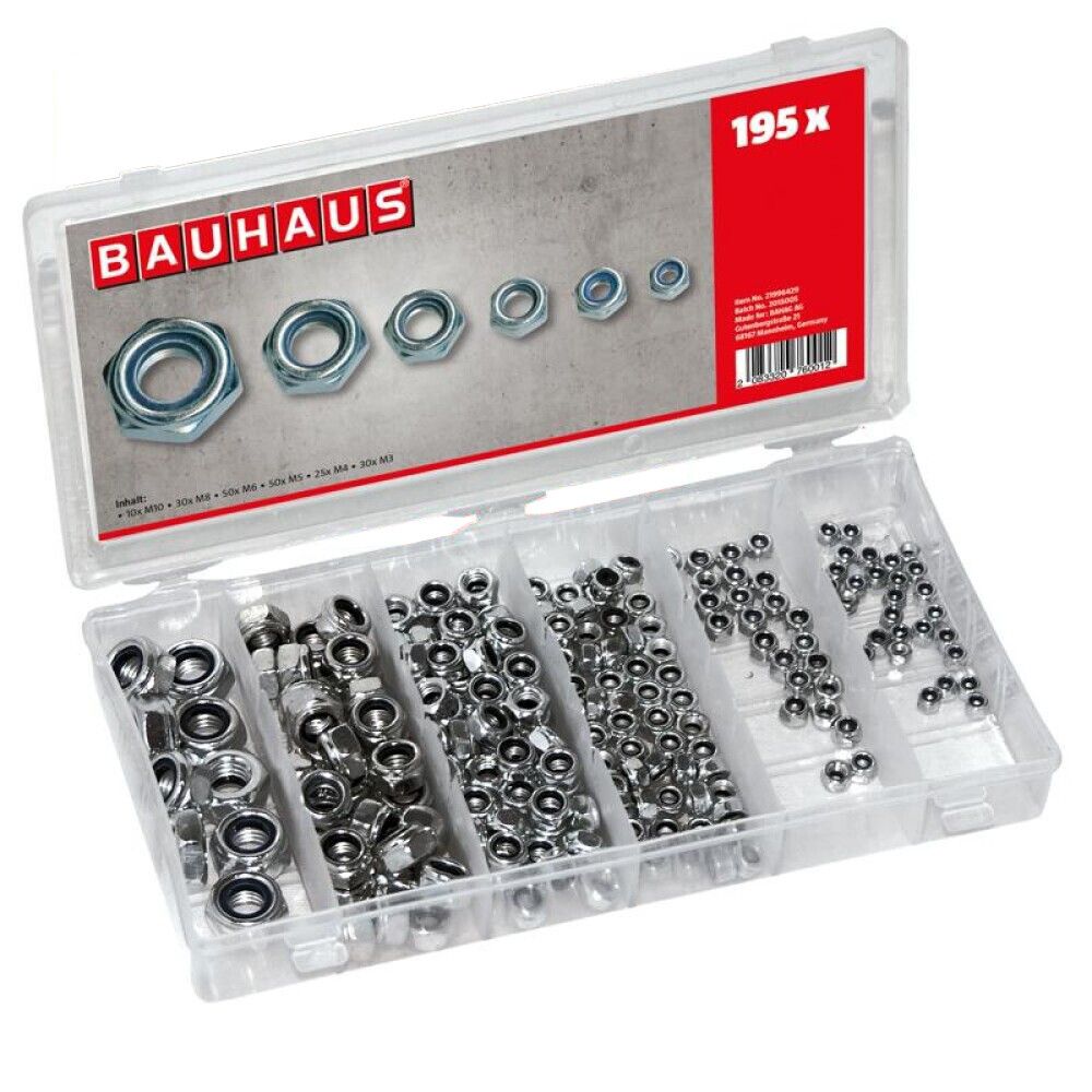 Lásrær ýmsar stærðir 195 stk