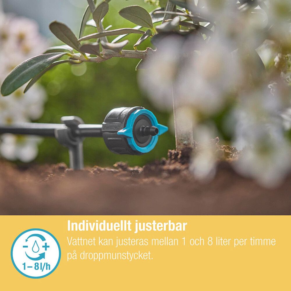 Micro-Drip dropari 5stk 1-8L/klst 4.6mm 3/16" Gardena