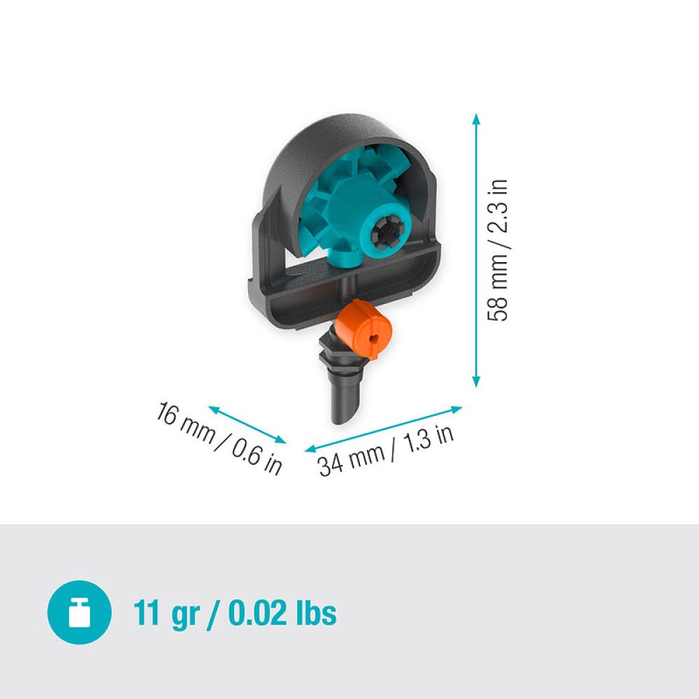 Micro-Drip úðari 6in1 2stk 13mm 1/2" Gardena