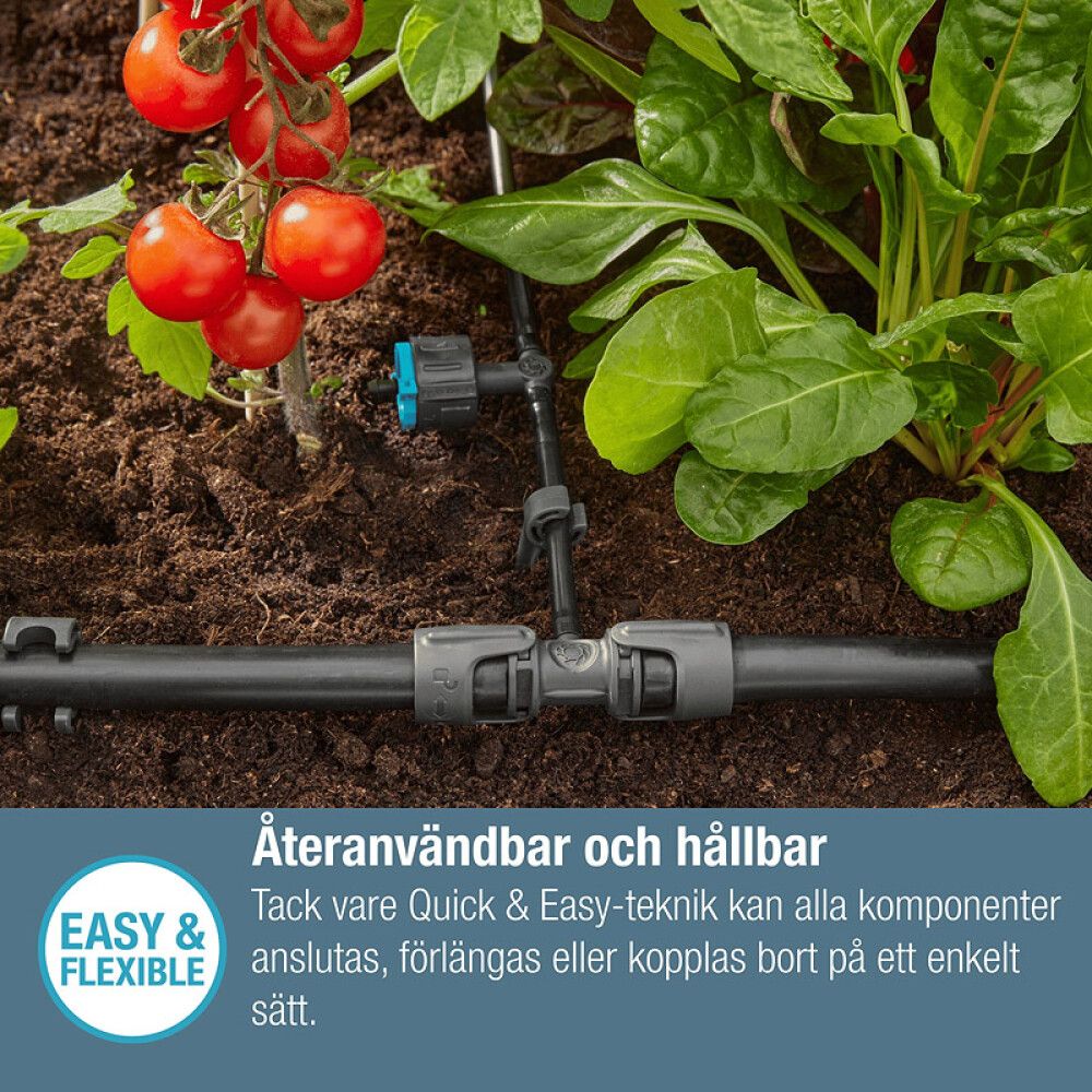 Micro-Drip T-stykki 5stk 13 mm 1/2"-4,6 mm 3/16" Gardena