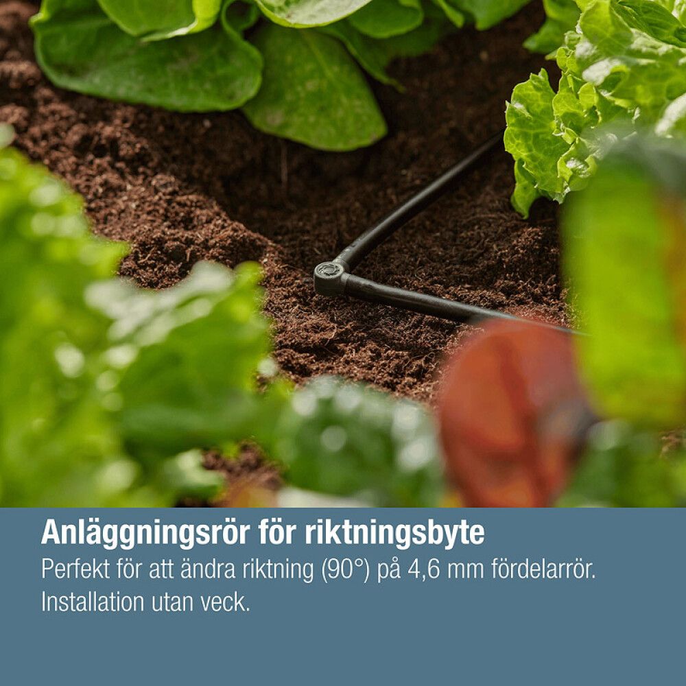 Micro-Drip L-stykki 10stk 4.6mm 3/16" Gardena