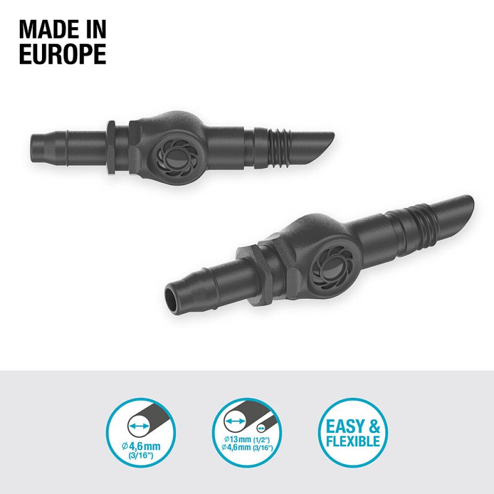 Micro-Drip samtengi 10stk 4,6mm 3/16" Gardena