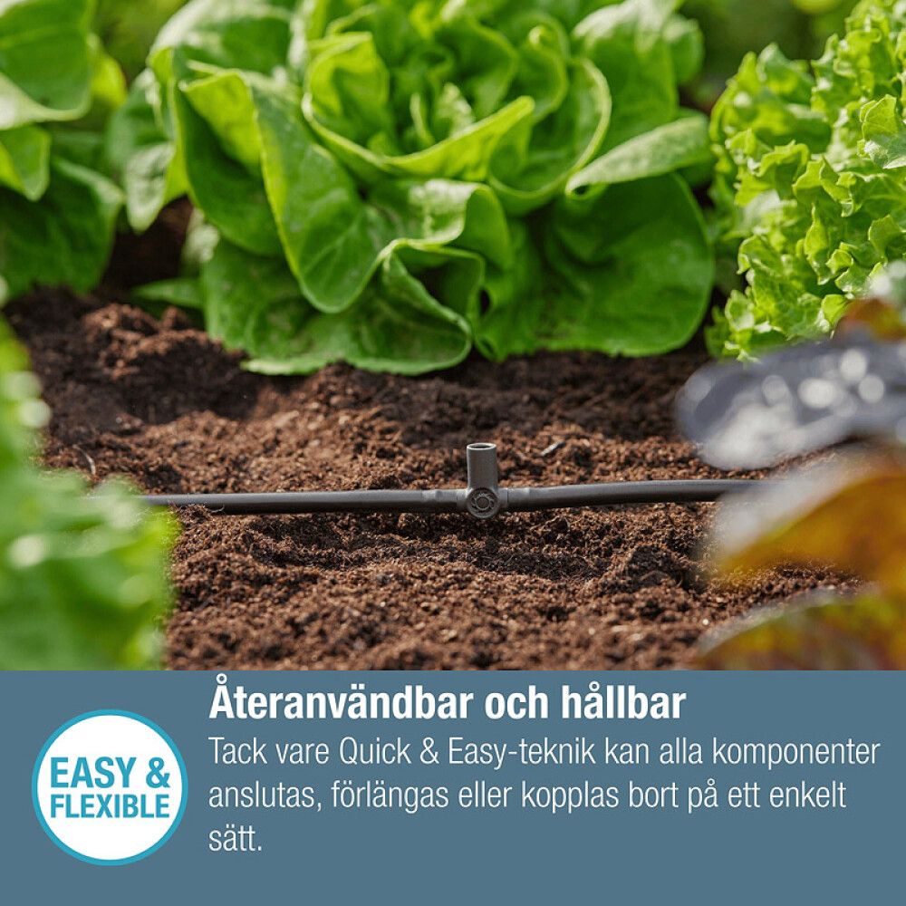 Micro-Drip T-stykki fyrir úðara 5stk 4.6mm 3/16" Gardena