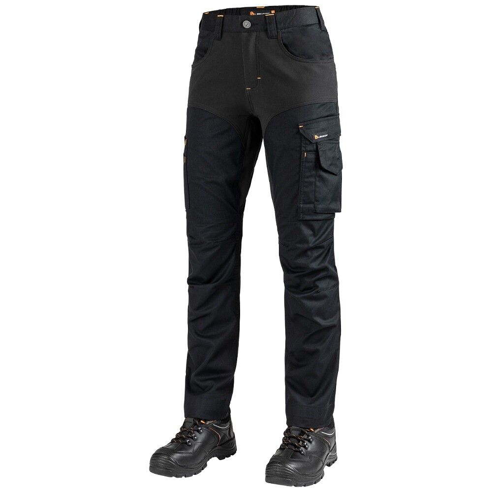 Vinnubuxur konur str. 48 svartar 1091PB-W