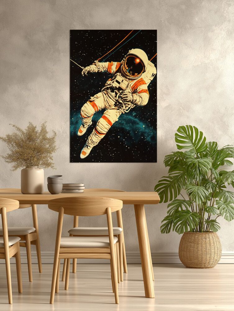 Hljóðvistarmynd geimfari 1 800x1220x20 mm InEx